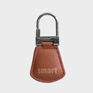 Digital Keychain Leather - brown 2