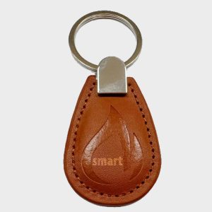 Digital Keychain Leather - brown 4